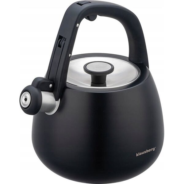 CZAJNIK STALOWY Z GWIZDKIEM 2,5L KLAUSBERG KB-7774