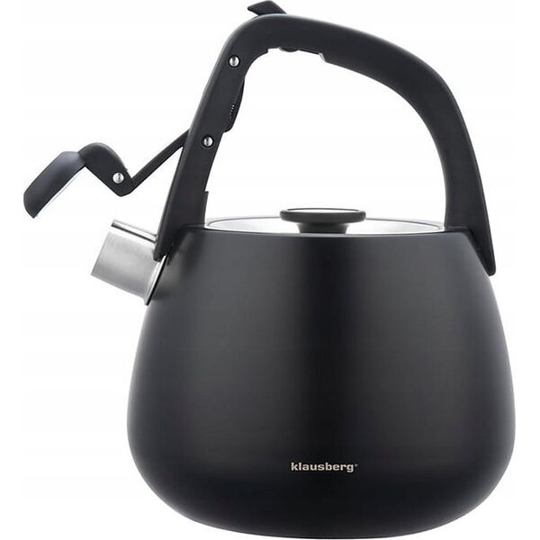 CZAJNIK STALOWY Z GWIZDKIEM 2,5L KLAUSBERG KB-7774