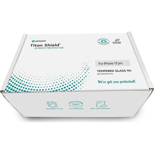 eStuff eSTUFF ES501406-50BULK Προστατευτικό οθόνης/πλάτης Apple διαφανές προστατευτικό οθόνης 1 τεμ. 13900839 5715063075395