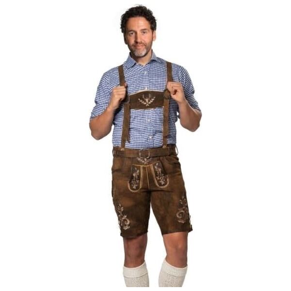 Usorteret Brune korte lederhosen 14242616 8720088049648