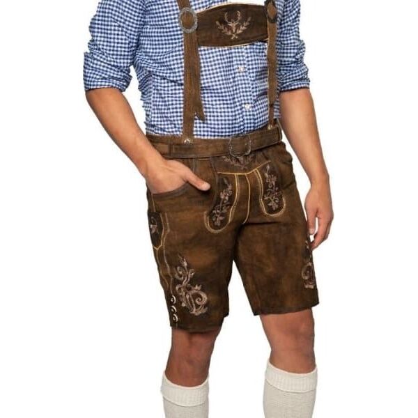 Usorteret Brune korte lederhosen 14242616 8720088049648