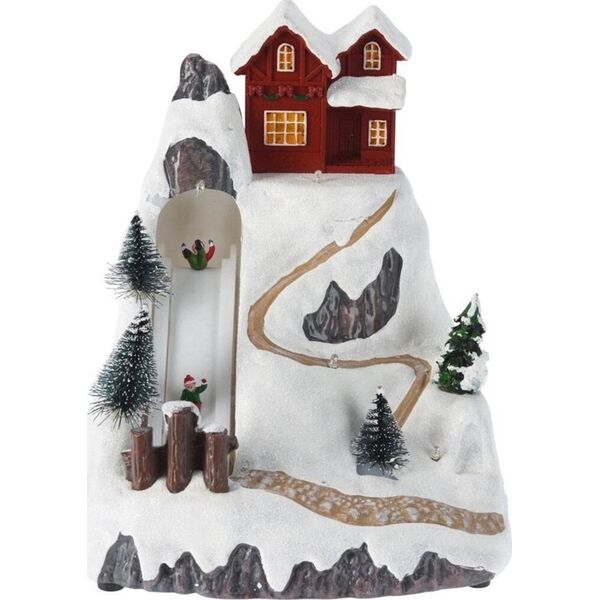 Χριστουγεννιάτικη διακόσμηση Nenurodyta ELECTRIC DECOR CHRISTM TOWN 21X17CM 3XAA 14249260 8721037060097
