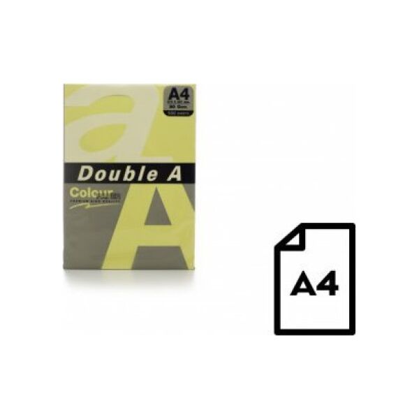 Double A Έγχρωμο χαρτί Double A, 80g, A4, 500 φύλλα, Cheese 14284024 8858741723472