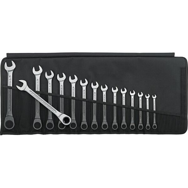 Sourcing Set of combination ratchet wrenches STAHLWILLE 17F/15