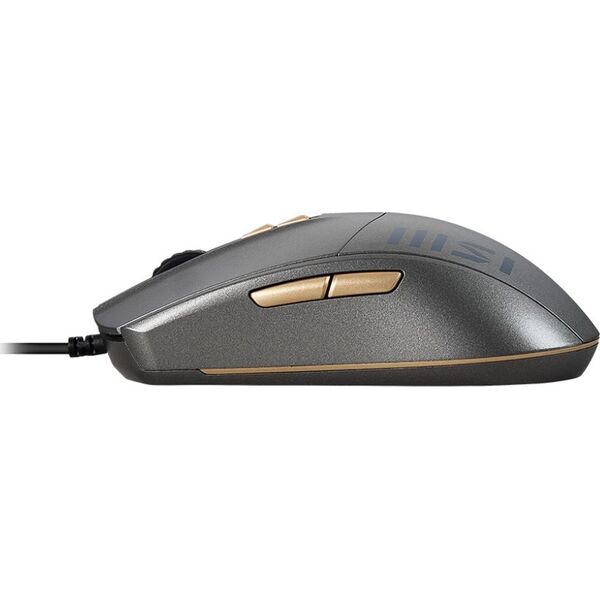 MSI M31 myszka Uniwersalne Oburęczny USB Typu-A Optyczny 1200 DPI