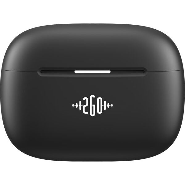 2GO Focus Zestaw słuchawkowy True Wireless Stereo (TWS) Douszny Połączenia/muzyka Bluetooth Czarny