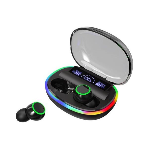 2GO Ring Zestaw słuchawkowy True Wireless Stereo (TWS) Douszny Połączenia/muzyka Bluetooth Czarny