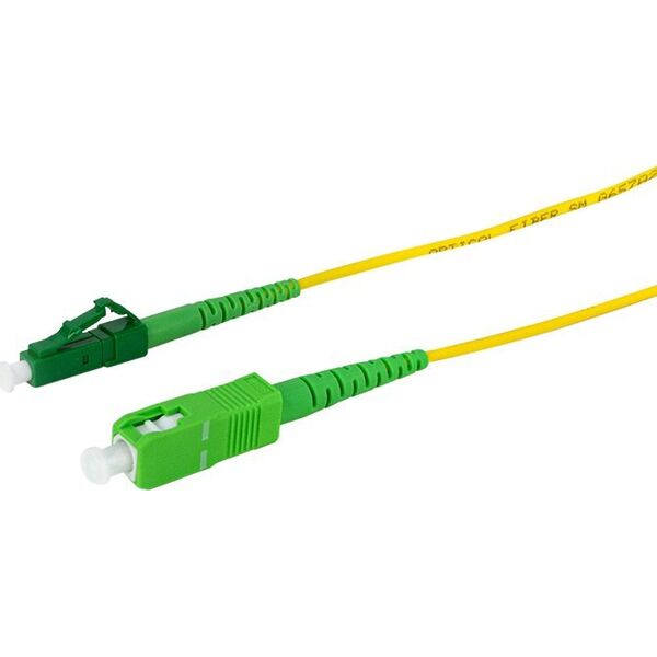 LogiLink FPSLS20 kabel InfiniBand / światłowodowy 20 m SC LC Żółty