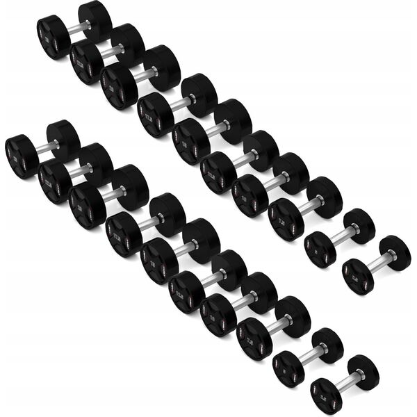HPC SET ZESTAW HANTLI POLIURETANOWYCH 2 x 40 - 50 KG CPU - 450 KG HMS
