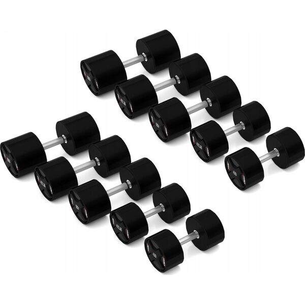 HPC SET ZESTAW HANTLI POLIURETANOWYCH 2 x 2.5 - 50 KG CPU - 1050 KG HMS