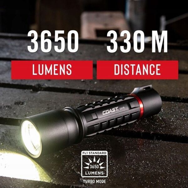 Coast genopladelig håndlygte XP18R 3500 lumen