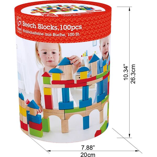 Hape HAPE mediniai blockeliai Build Up and Away, E0427 13784278 6943478005747