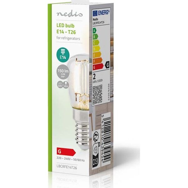 Λάμπα LED Nedis Nedis LBCRFE14T26 Λευκό 2700 K 2 W E14 G 13840689 5412810000000