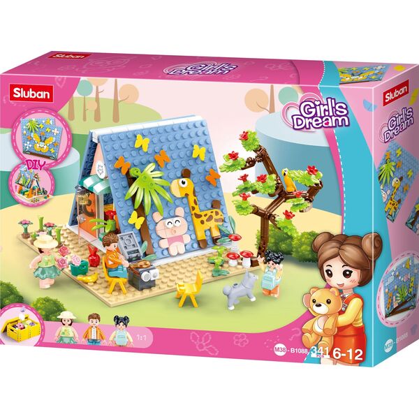 Sluban TOY CONSTRUCTOR CAMP 341PCS M38-B1088 14218345 6938242959586