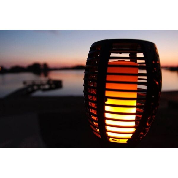 Saska Garden Lampa Ogrodowa Solarna Pochodnia Efekt Płomienia wys. 79cm, 33LED