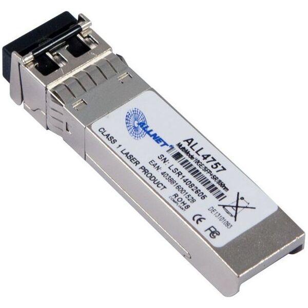 Allnet ALLNET Switch Modul ALL4757-INDU SFP+(Mini-GBIC), 10Gbit Multimode, SR/LC, Industrial -40/+85 Grad, 13691983 4038816149619