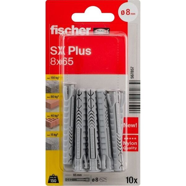 Καρφίτσες Fischer FISCHER SX Plus, 8x65 mm, 10 τεμ. 13764829 4048962481839