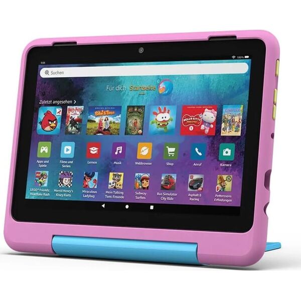 Amazon Fire HD 8 32GB Kids Pro (2024), pink/jungle cat