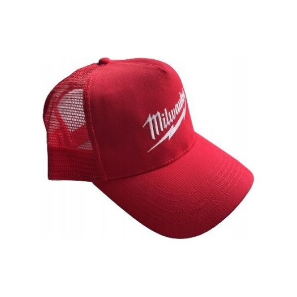 MILWAUKEE CZAPKA Z DASZKIEM CZERWONA L/XL