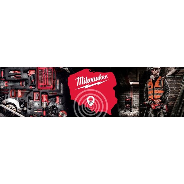 MILWAUKEE CZAPKA Z DASZKIEM CZERWONA L/XL