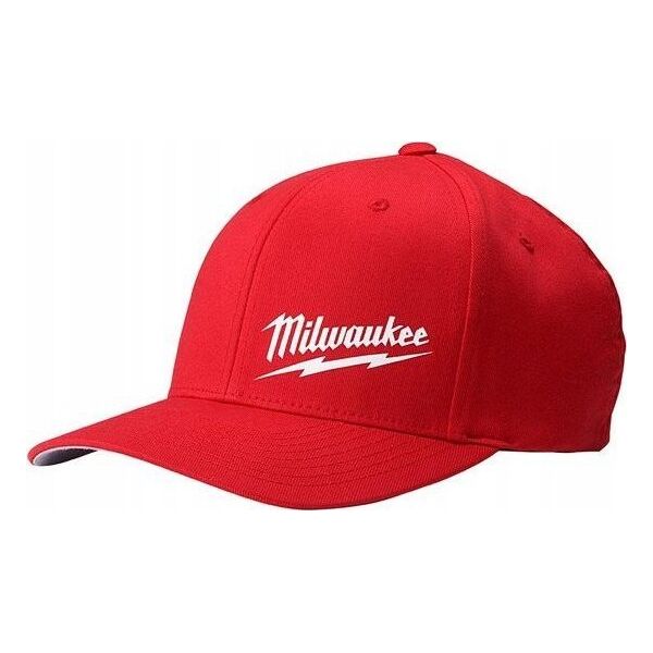 MILWAUKEE CZAPKA Z DASZKIEM CZERWONA L/XL