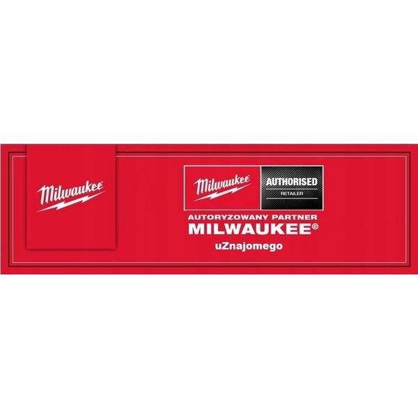 MILWAUKEE CZAPKA Z DASZKIEM CZERWONA L/XL