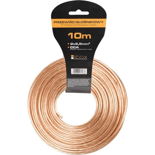 Przewód Libox Kabel głośnikowy 2x2,50 LB0009-10 LIBOX