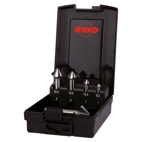 Σετ νιπτήρα 5 τεμαχίων με προμήθεια RUKO HSS 4S 6,3-25mm 13505926 4007140390134