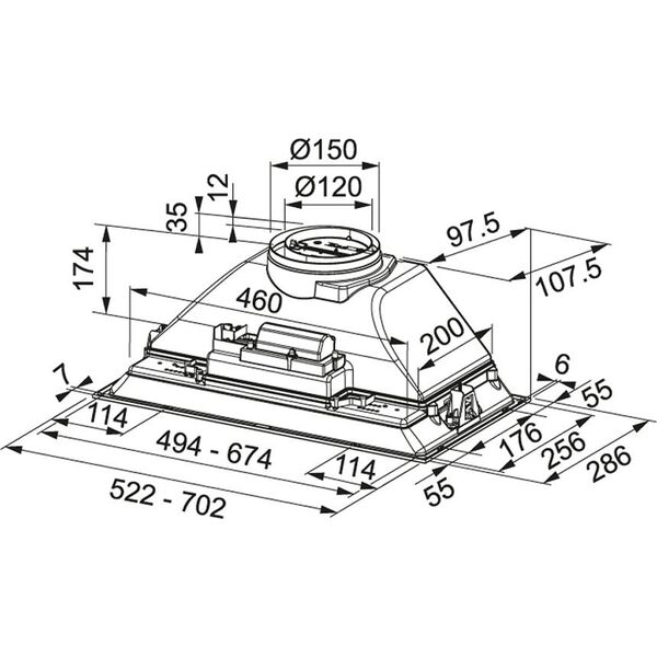 Franke Hood Franke FBI 705 XS 305.0599.508 13564462 7612985764742
