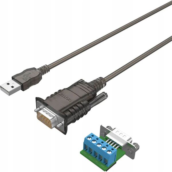 Unitek Konwerter/Adapter USB 2.0 do RS422/RS485 (DB9M) z chipsetem FTDI, 1,5m