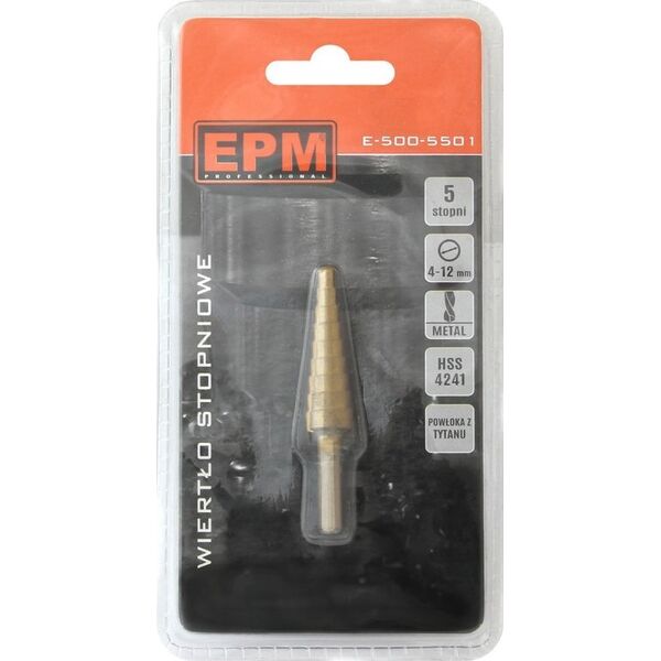 Wiertło EPM WIERTŁO STOPNIOWE 4-12MM