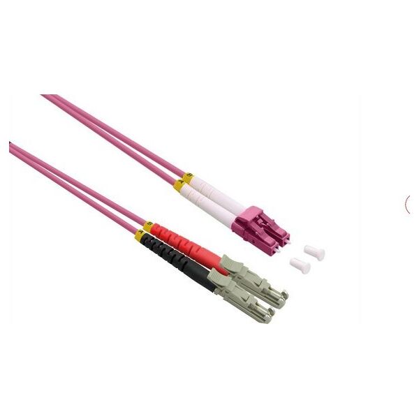Καλώδιο οπτικών ινών Roline ROLINE duplex 50/125μm OM4, LSH/LC, LSOH, μωβ, 1 m 13789587 7611990150540
