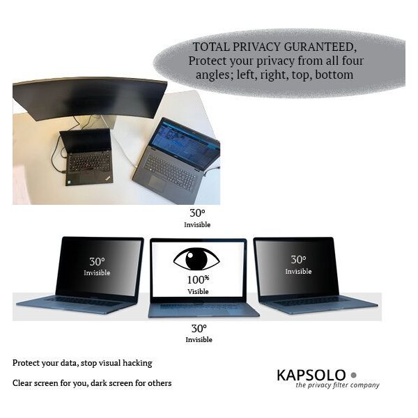 KAPSOLO KAPSOLO 4-Way Adhesive Privacy Samsung Galaxy A6 Plus (2018), 15,2 cm (6"), Smartphone, 2H, Privacy, 7 g 13800429 5714681035118