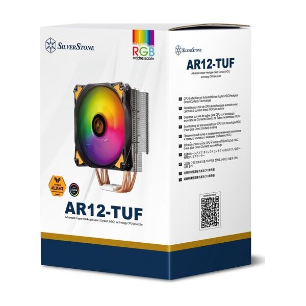 Ψύκτη CPU SilverStone SilverStone AR12-TUF CPU-Khler, ARGB - 120mm 13808975 4710679812502