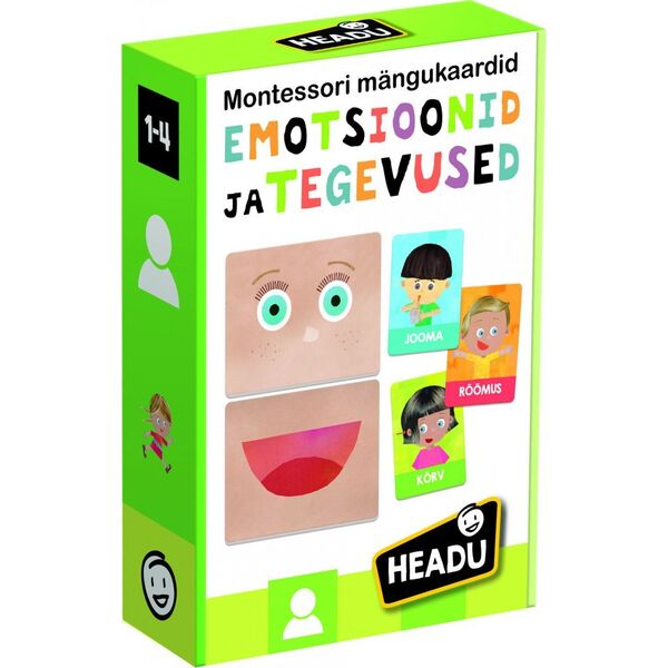 LEGO HEADU Flashcards Συναισθήματα και ενέργειες Montessori (Στην εσθονική γλώσσα.) 13930102 8057592353023