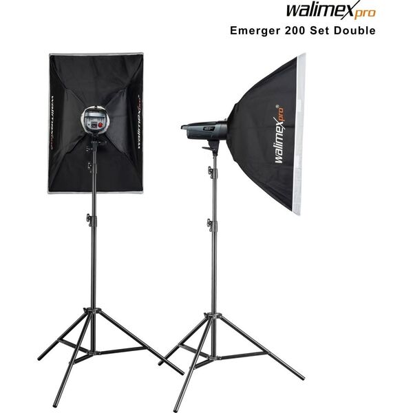 Walimex walimex pro Emerger 200 Σετ Διπλό σετ στούντιο 13935618 4056929233780