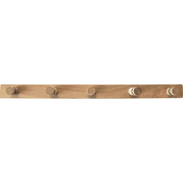 Home It Home>it® knagerække 5 knage 50×7×4 cm egetræ natur 13939466 5708614122167