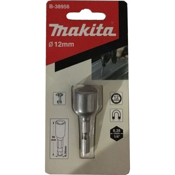 Makita MAKITA MAGNETIC SOCKET 1/4" HEX 12x50mm 13919939 88381433372