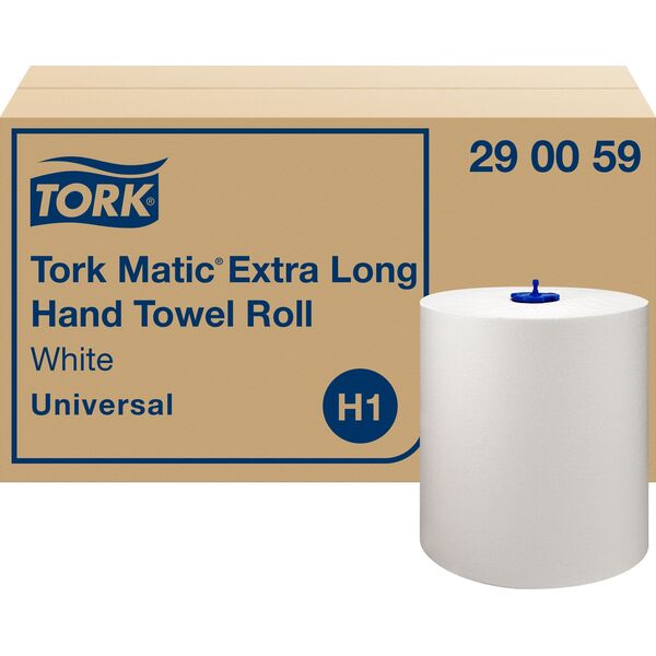 Tork Håndklædeark Tork Matic H1 Universal 1-lag 290059 6rul - (6 χάρακες σε χαρτοκιβώτιο) 13956700 7322540661835