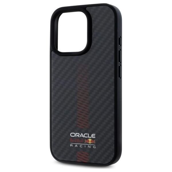 Red Bull RBHMP15L24CFGSMK iPhone 15 Pro 6.1" hardcase black/black Carbon Fiber Power Bar MagSafe