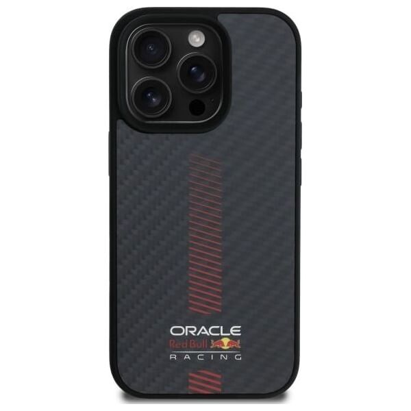 Red Bull RBHMP16X24CFGSMK iPhone 16 Pro Max 6.9" hardcase black/black Carbon Fiber Power Bar MagSafe