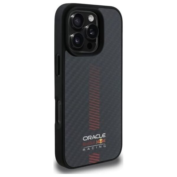 Red Bull RBHMP16X24CFGSMK iPhone 16 Pro Max 6.9" hardcase black/black Carbon Fiber Power Bar MagSafe