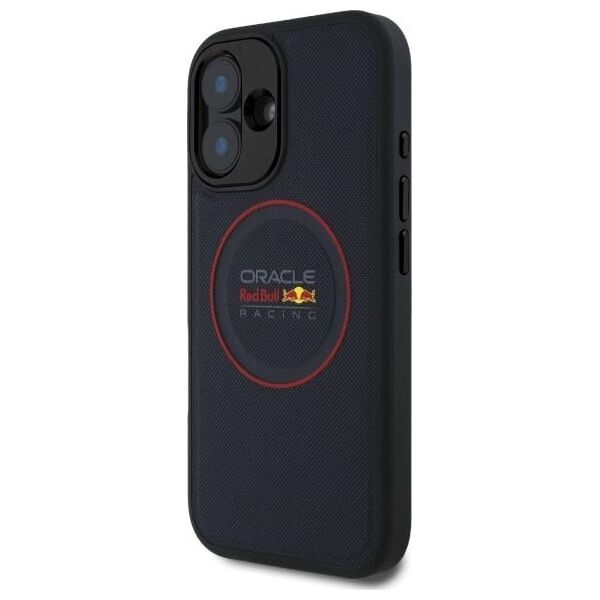 Red Bull RBHMP16M24PUILVR iPhone 16 Plus 6.7" hardcase navy blue/navy Leather Red Ring MagSafe