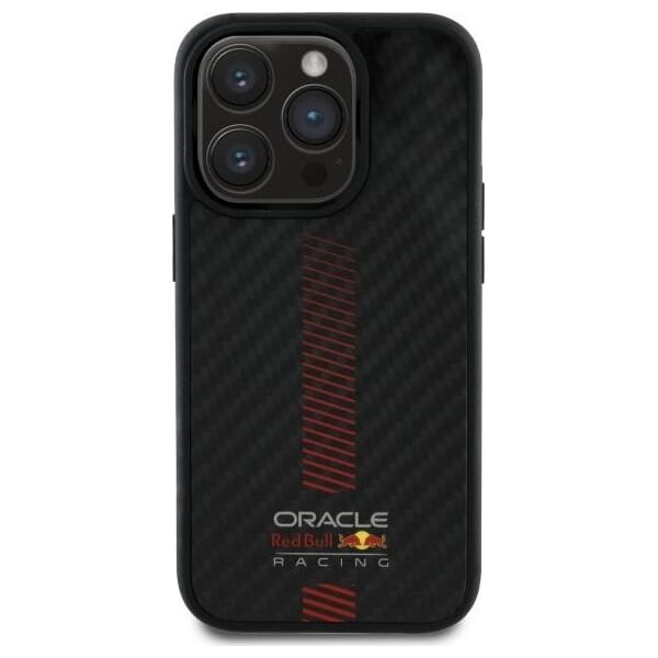Red Bull RBHMP14L24CFGSMK iPhone 14 Pro 6.1" hardcase black/black Carbon Fiber Power Bar MagSafe