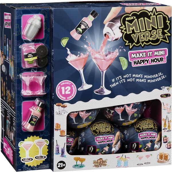 MGA Entertainment MGA's Miniverse Make It Mini Happy Hour Mini Collectibles (Assorted Items)