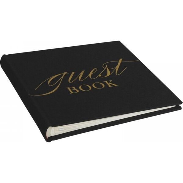 Focus Focus Base Line Canvas Album 20x20 Guestbook Black 13836865 7391880000000