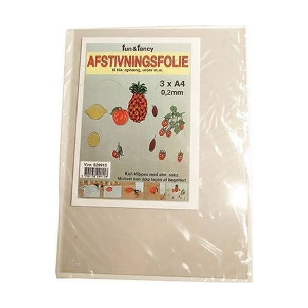 Usorteret Fun & Fancy afstiveningsfolie 0,2mm A4 3 σετ 13843410 5700140000000