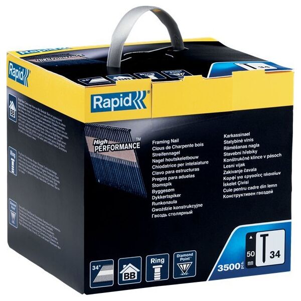 Rapid Nails "Rapid" BB 34/50 mm 3500 τεμ. 13868115 4051661023828