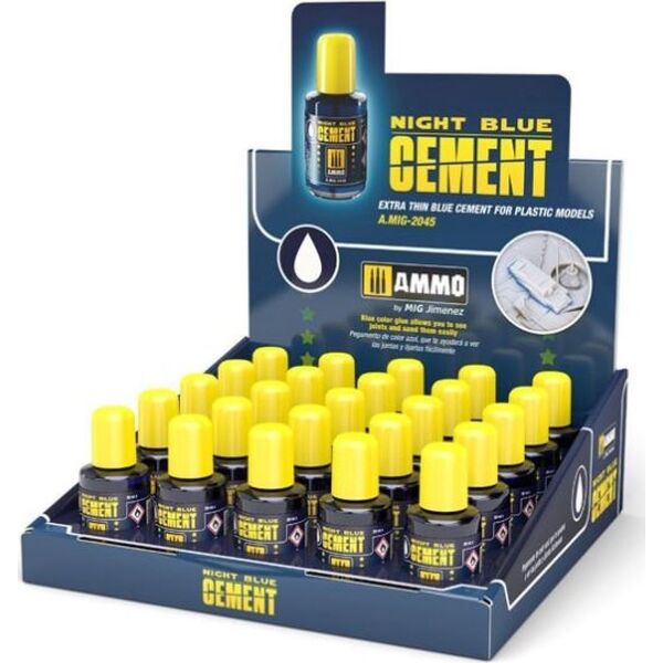 Vallejo Ammo: Night Blue Cement Display (25) 13958948 8432074081814