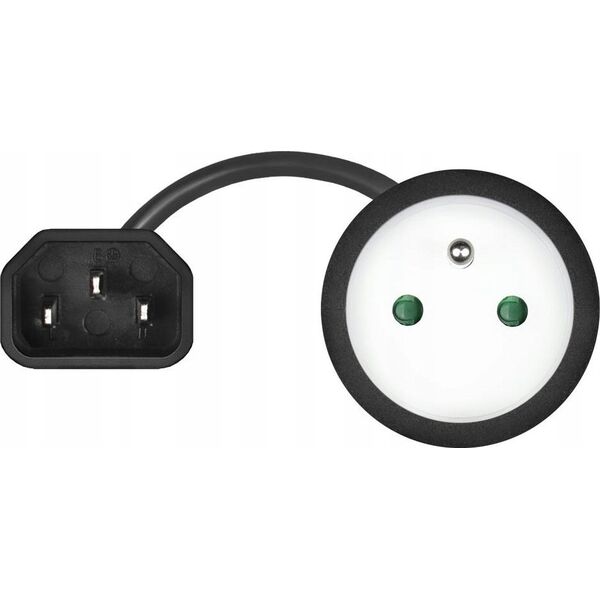 Savio SAVIO CL-180 Προσαρμογέας ρεύματος IEC C14 - CEE 7/5 (E) 15 cm 13749885 5901986048886